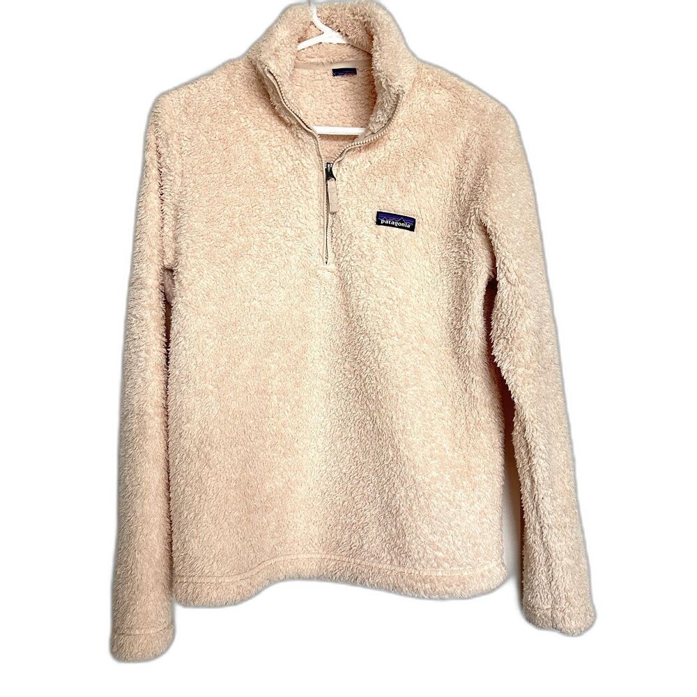 Patagonia Los Gatos Fleece 1/4 Zip Pullover Cream Women’s M | Soft Pile Jacket